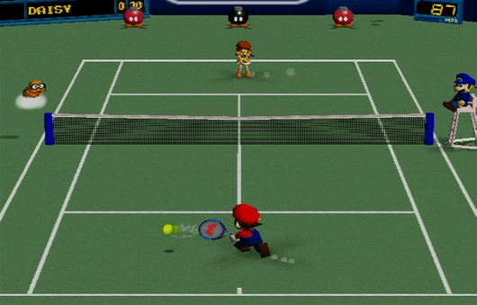 Mario Tennis screenshot 4 for Nintendo 64